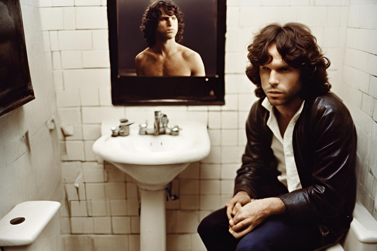 Inside Jim Morrison's Bathroom Fascination